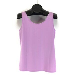 TomboyX Compression Tank Top Plus Size 2X Sugar Violet Scoop Neck Stretch Active